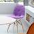 Gerardine dining chair purple lp