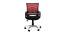 Grant Office Chair (Red & Black) by Urban Ladder - Front View Design 1 - 412708