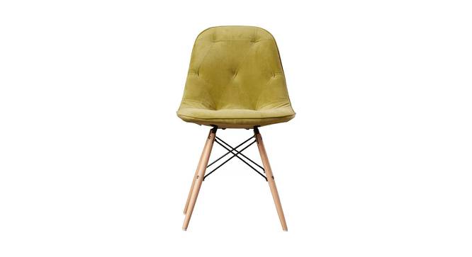 Gerardine Dining Chair (Green, Velvet Finish) by Urban Ladder - Front View Design 1 - 412713