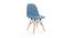 Garey Lounge Chair (Blue, Fabric Finish) by Urban Ladder - Front View Design 1 - 412722