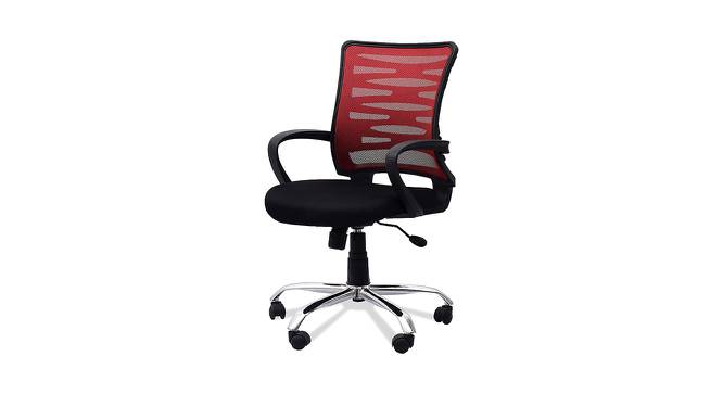 Grant Office Chair (Red & Black) by Urban Ladder - Cross View Design 1 - 412724