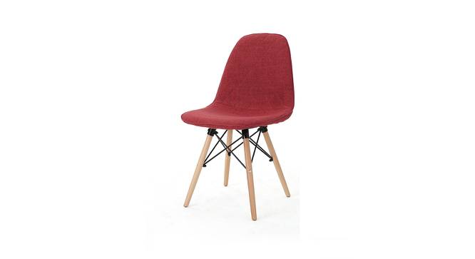 Garey Lounge Chair (Red, Fabric Finish) by Urban Ladder - Cross View Design 1 - 412736
