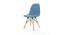 Garey Lounge Chair (Blue, Fabric Finish) by Urban Ladder - Cross View Design 1 - 412738