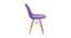 Gerardine Dining Chair (Purple, Velvet Finish) by Urban Ladder - Design 1 Side View - 412743