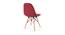 Garey Lounge Chair (Red, Fabric Finish) by Urban Ladder - Design 1 Side View - 412752