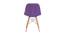 Gerardine Dining Chair (Purple, Velvet Finish) by Urban Ladder - Rear View Design 1 - 412759