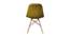 Gerardine Dining Chair (Green, Velvet Finish) by Urban Ladder - Rear View Design 1 - 412761