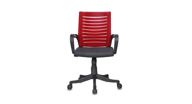 Grantland Office Chair (Red & Black) by Urban Ladder - Front View Design 1 - 412801