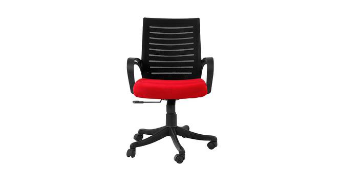 Grantland Office Chair (Red & Black) by Urban Ladder - Front View Design 1 - 412803