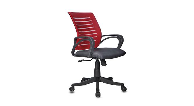 Grantland Office Chair (Red & Black) by Urban Ladder - Cross View Design 1 - 412810
