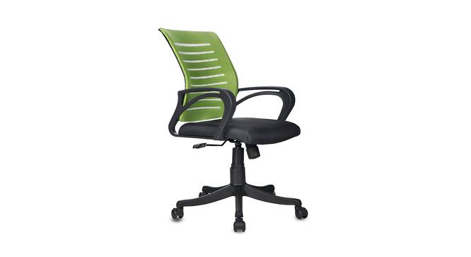 Grantland Office Chair (Parrot Green & Black) by Urban Ladder - Cross View Design 1 - 412811