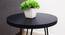 Kelvan Side Table (Black, Matte Finish) by Urban Ladder - Front View Design 1 - 412865