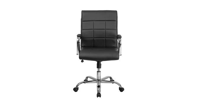 Kelwin Office Chair (Black) by Urban Ladder - Front View Design 1 - 412872
