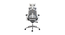Kimberlin Office Chair (Grey & White) by Urban Ladder - Rear View Design 1 - 412911