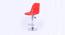 Lindall Barstool (Red, Metal & Leatherette Finish) by Urban Ladder - Cross View Design 1 - 412991