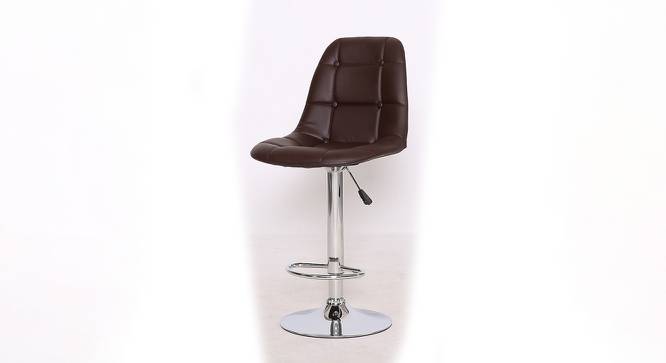 Lindall Barstool (Brown, Metal & Leatherette Finish) by Urban Ladder - Cross View Design 1 - 412992