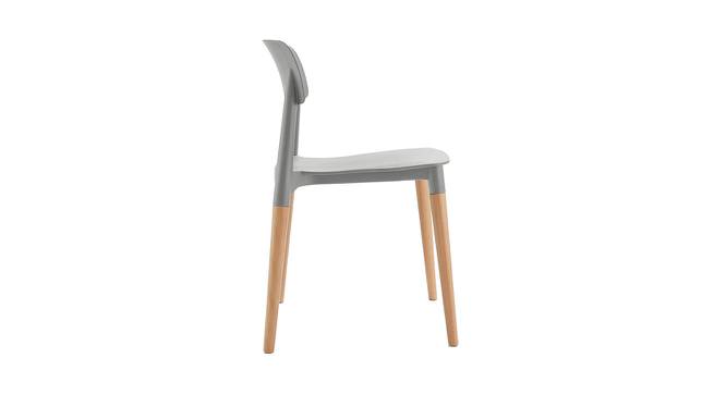 Tildon Dining Chair (Grey, Plastic Finish) by Urban Ladder - Front View Design 1 - 413172