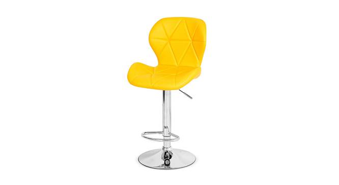 Tammy Barstool (Yellow, Metal & Leatherette Finish) by Urban Ladder - Cross View Design 1 - 413191