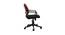 Teree Office Chair (Red & Black) by Urban Ladder - Design 1 Side View - 413192