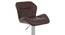 Tammy Barstool (Brown, Metal & Leatherette Finish) by Urban Ladder - Design 1 Close View - 413215