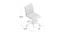 Willfredo Office Chair (Orange) by Urban Ladder - Design 1 Dimension - 413221