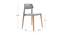 Tildon Dining Chair (Grey, Plastic Finish) by Urban Ladder - Design 1 Dimension - 413225