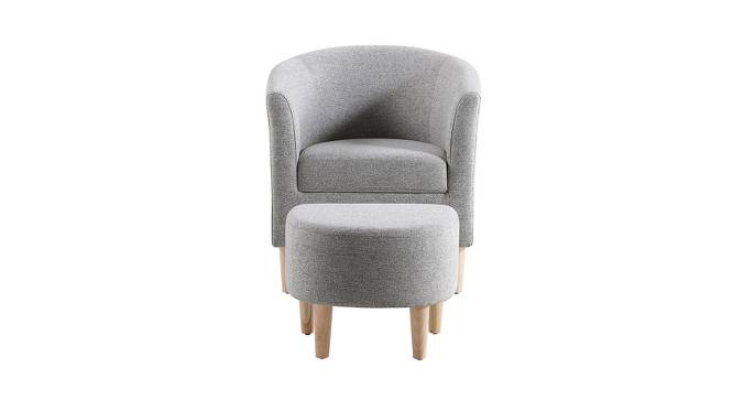 Famke Lounge Chair (Grey, Texture Finish) by Urban Ladder - Front View Design 1 - 413250