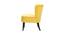 Deven Lounge Chair (Yellow, Texture Finish) by Urban Ladder - Cross View Design 1 - 413278