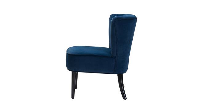 Deven Lounge Chair (Navy Blue, Texture Finish) by Urban Ladder - Cross View Design 1 - 413279