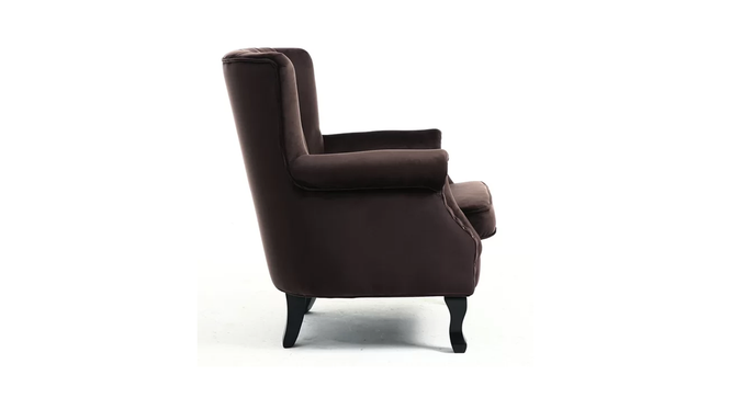 Diana Lounge Chair (Brown, Texture Finish) by Urban Ladder - Cross View Design 1 - 413281