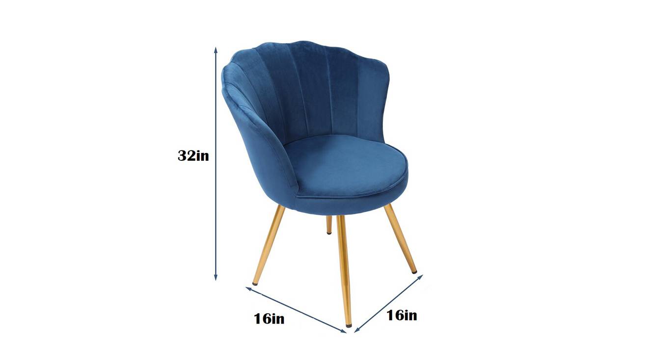 Devan lounge chair navy blue 6