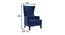 Disney Lounge Chair (Navy Blue, Texture Finish) by Urban Ladder - Design 1 Dimension - 413324