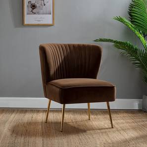 Garbo lounge chair brown lp
