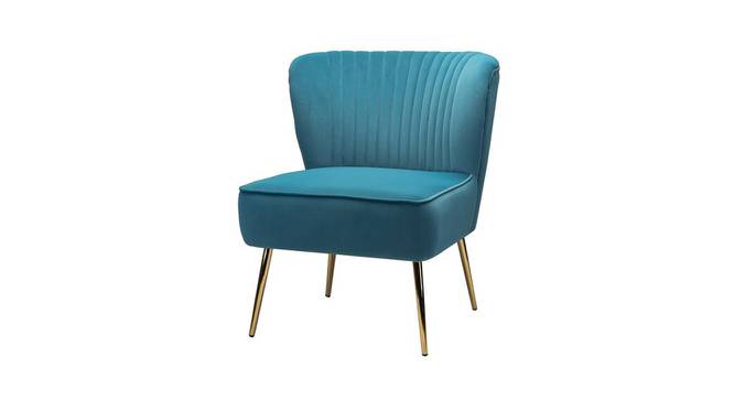 Garbo Lounge Chair (Sky Blue, Texture Finish) by Urban Ladder - Front View Design 1 - 413348