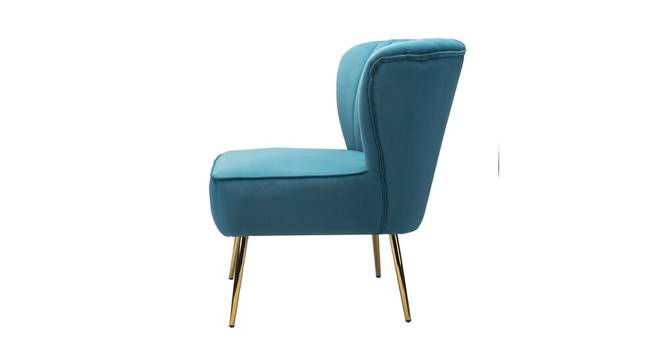 Garbo Lounge Chair (Sky Blue, Texture Finish) by Urban Ladder - Cross View Design 1 - 413362