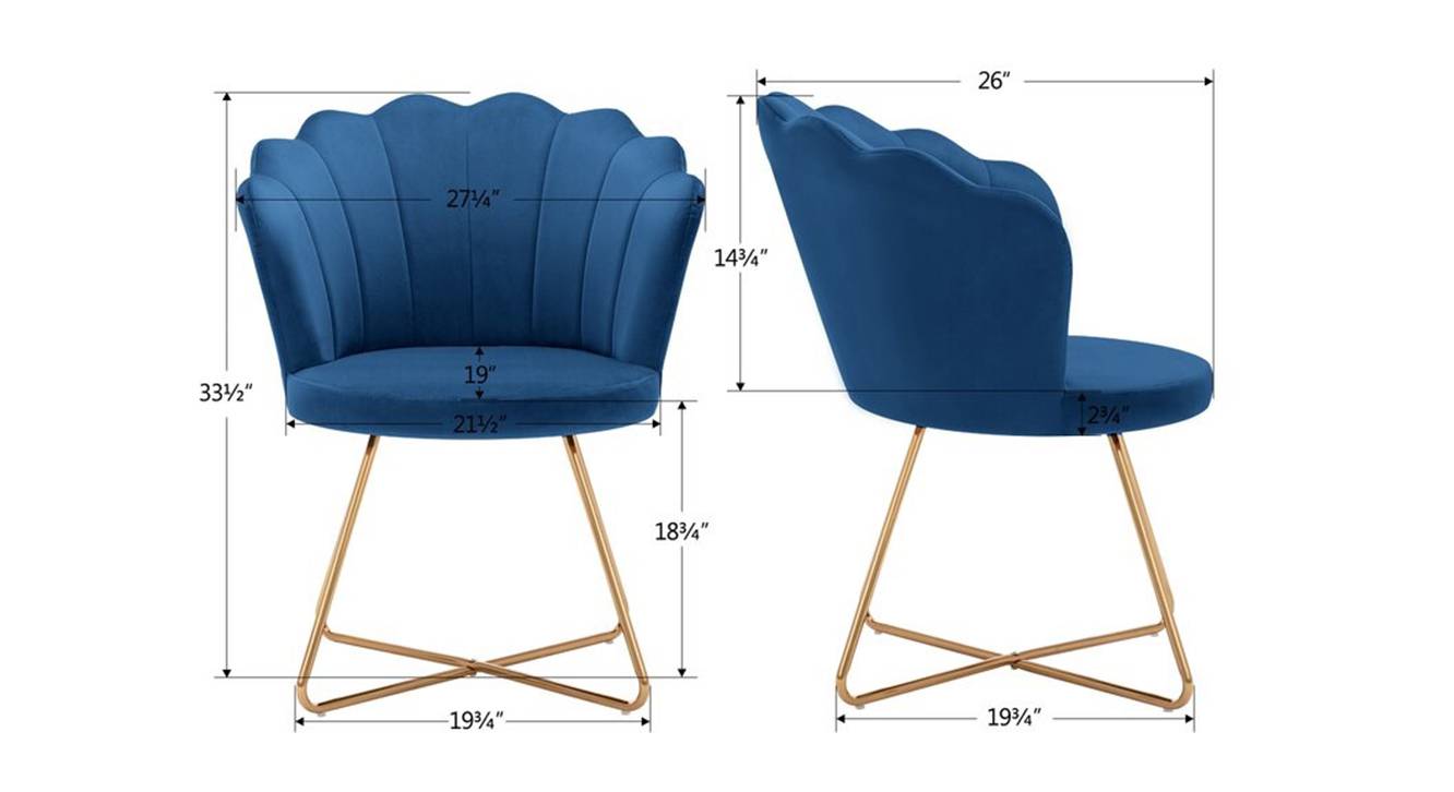 Fiona lounge chair blue 6