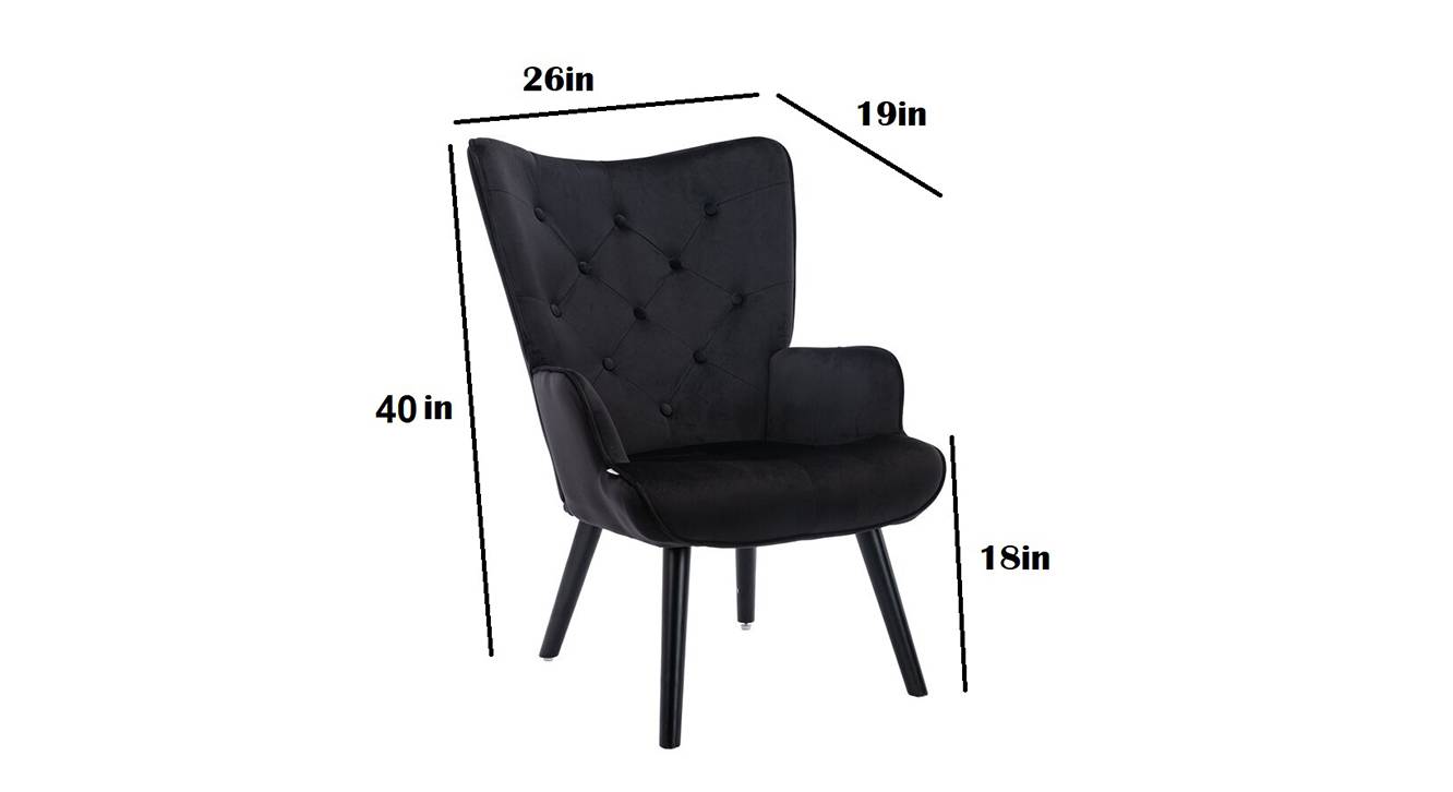 Gwen lounge chair black 6