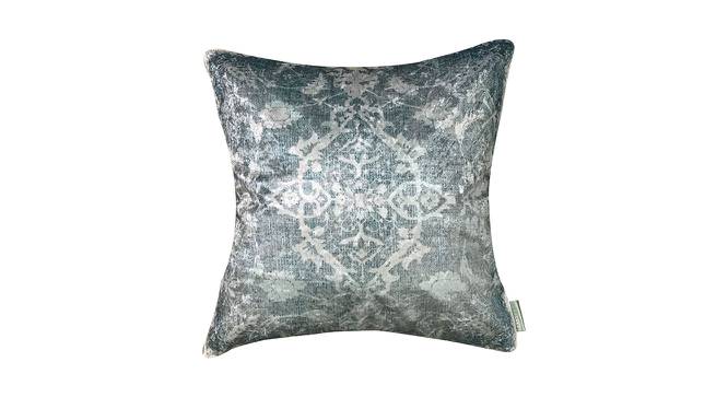 French Basilia Cushion Cover (Grey, 41 x 41 cm  (16" X 16") Cushion Size) by Urban Ladder - Front View Design 1 - 413429