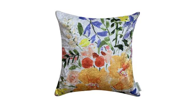 Flowery Strokes Cushion Cover (41 x 41 cm  (16" X 16") Cushion Size) by Urban Ladder - Front View Design 1 - 413435