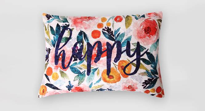 Happy Garden Cushion Cover (30 x 46 cm  (12" X 18") Cushion Size) by Urban Ladder - Front View Design 1 - 413508
