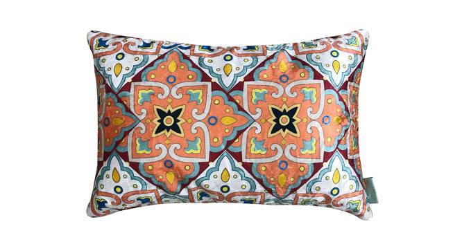 Marrakech White Cushion Cover (White, 30 x 46 cm  (12" X 18") Cushion Size) by Urban Ladder - Front View Design 1 - 413512