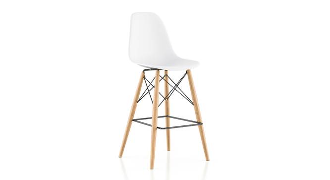 DSW Bar Chair Replica (White) by Urban Ladder - Cross View Design 1 - 413686