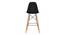 DSW Bar Chair Replica (Black) by Urban Ladder - Front View Design 1 - 413687