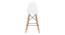 DSW Bar Chair Replica (White) by Urban Ladder - Front View Design 1 - 413688