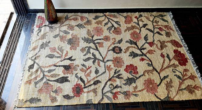 Mullen Dhurrie (160 x 230 cm (63" x 90") Carpet Size) by Urban Ladder - Front View Design 1 - 413735
