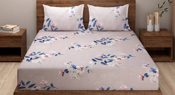 Flannery Bedsheet Set (Regular Bedsheet Type, Queen Size) by Urban Ladder - Front View Design 1 - 413933