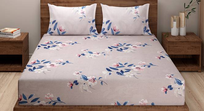 Flannery Bedsheet Set (Fitted Bedsheet Type, Queen Size) by Urban Ladder - Front View Design 1 - 413935