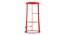 Samantha Bar Stool (Red) by Urban Ladder - Cross View Design 1 - 414241