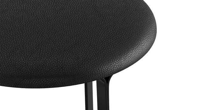 Samantha Leatherette Bar Stool in Black - Urban Ladder