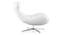 Madonna Swivel Lounge Chair (White) by Urban Ladder - Rear View Design 1 - 414289